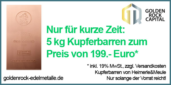 Kupferbarren kaufen